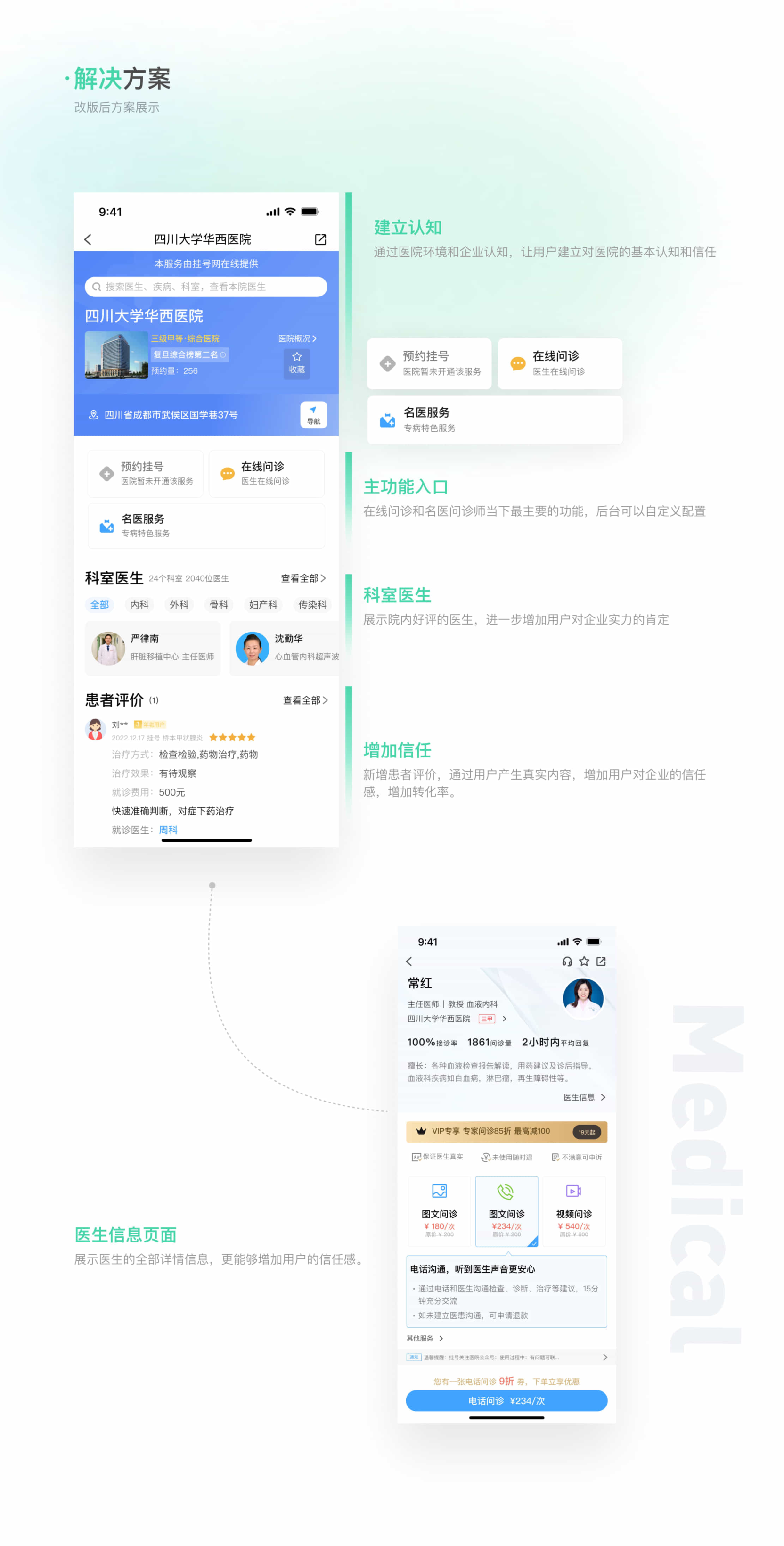 微医核心流程页